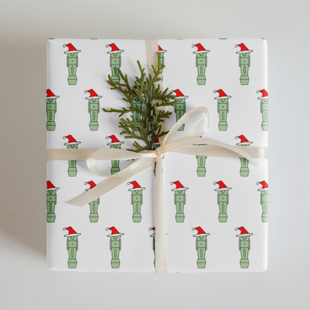 Foosball Grinch Wrapping Paper Sheets