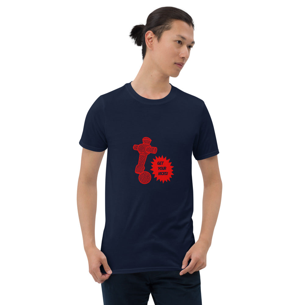Retro Foosball Man Short-Sleeve Unisex T-Shirt