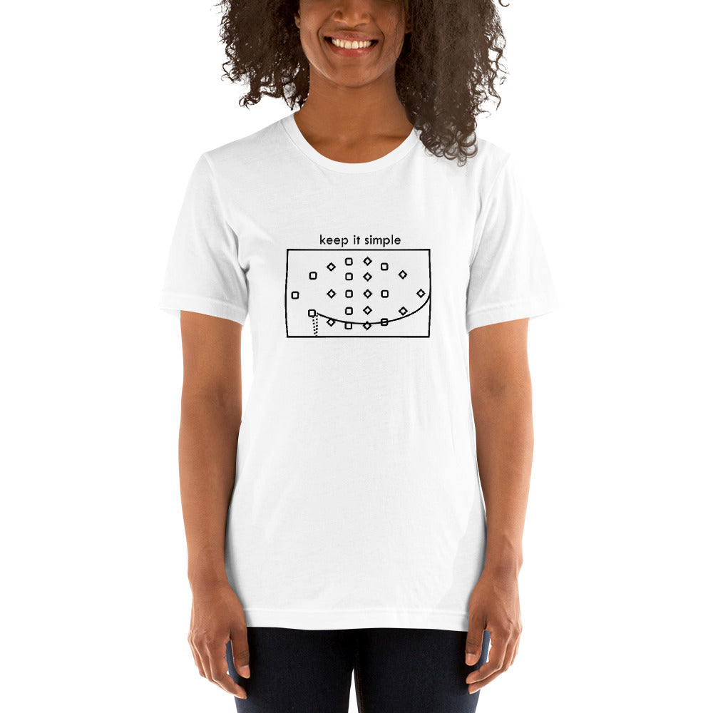 Keep It Simple Short-Sleeve Unisex T-Shirt